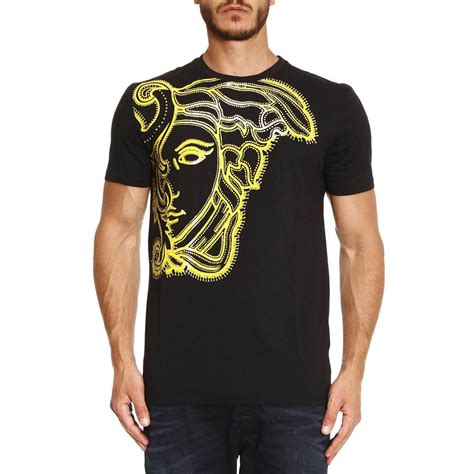 versace pattern t shirt|Versace fitted shirts for men.